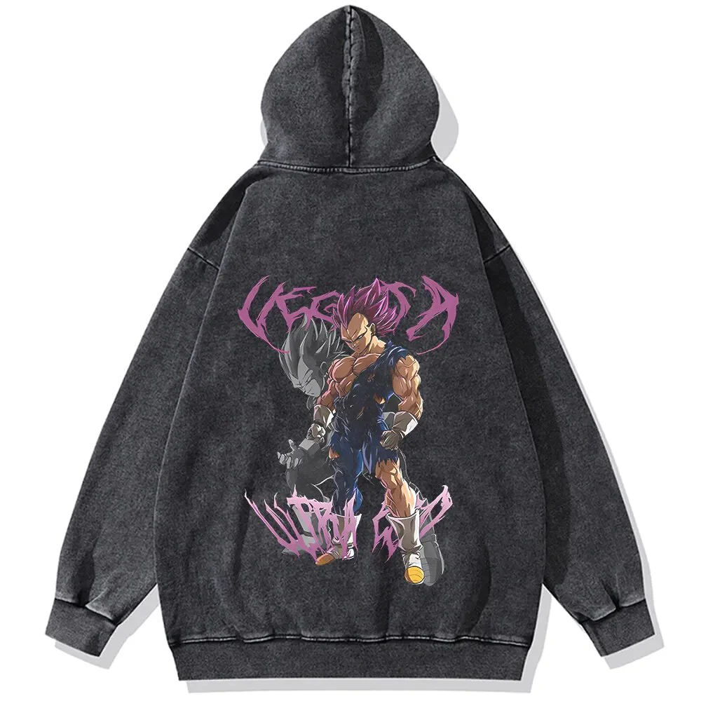 Ultra Ego Vegeta Vintage Hoodie | (BACK)