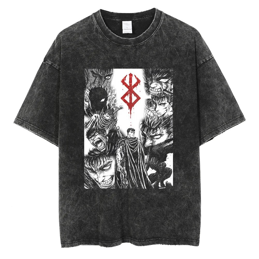 Berserk Guts Collage Vintage Tee – Saikyo Wear