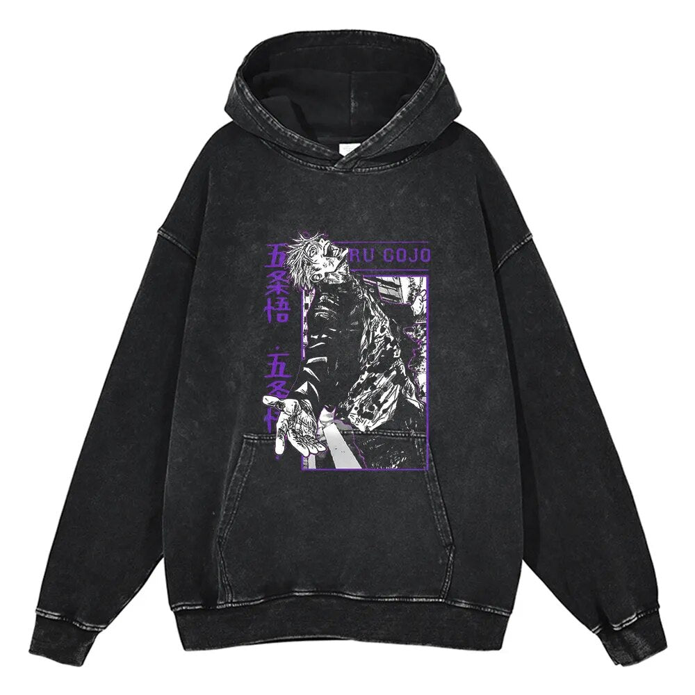 Gojo Awakening Vintage Hoodie