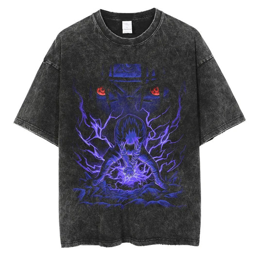 Sasuke Chidori Vintage Tee